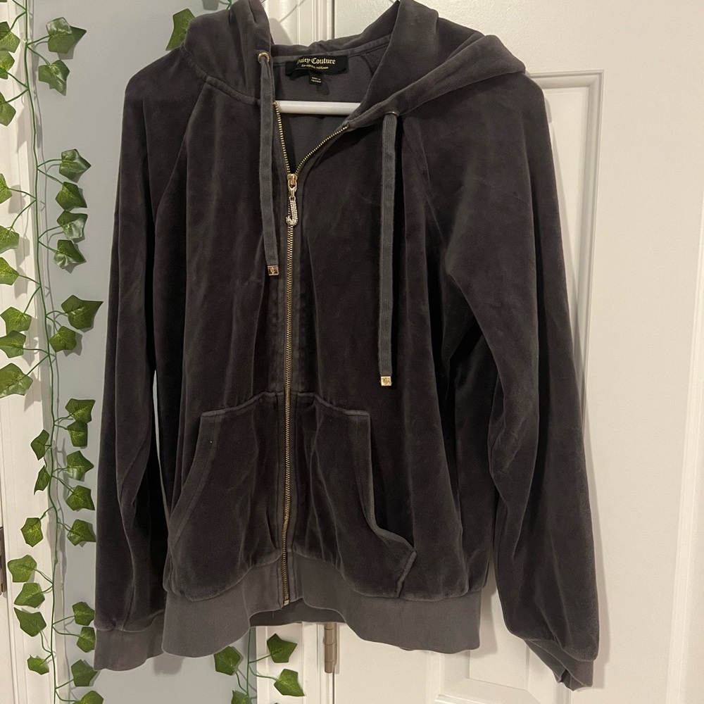 Juicy Couture Gray Zip Up